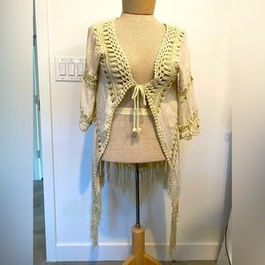 Bohemian Crème coverup